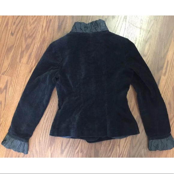 BIGOSCHI Velvet Blazer Black Excellent Condition - Picture 2 of 6